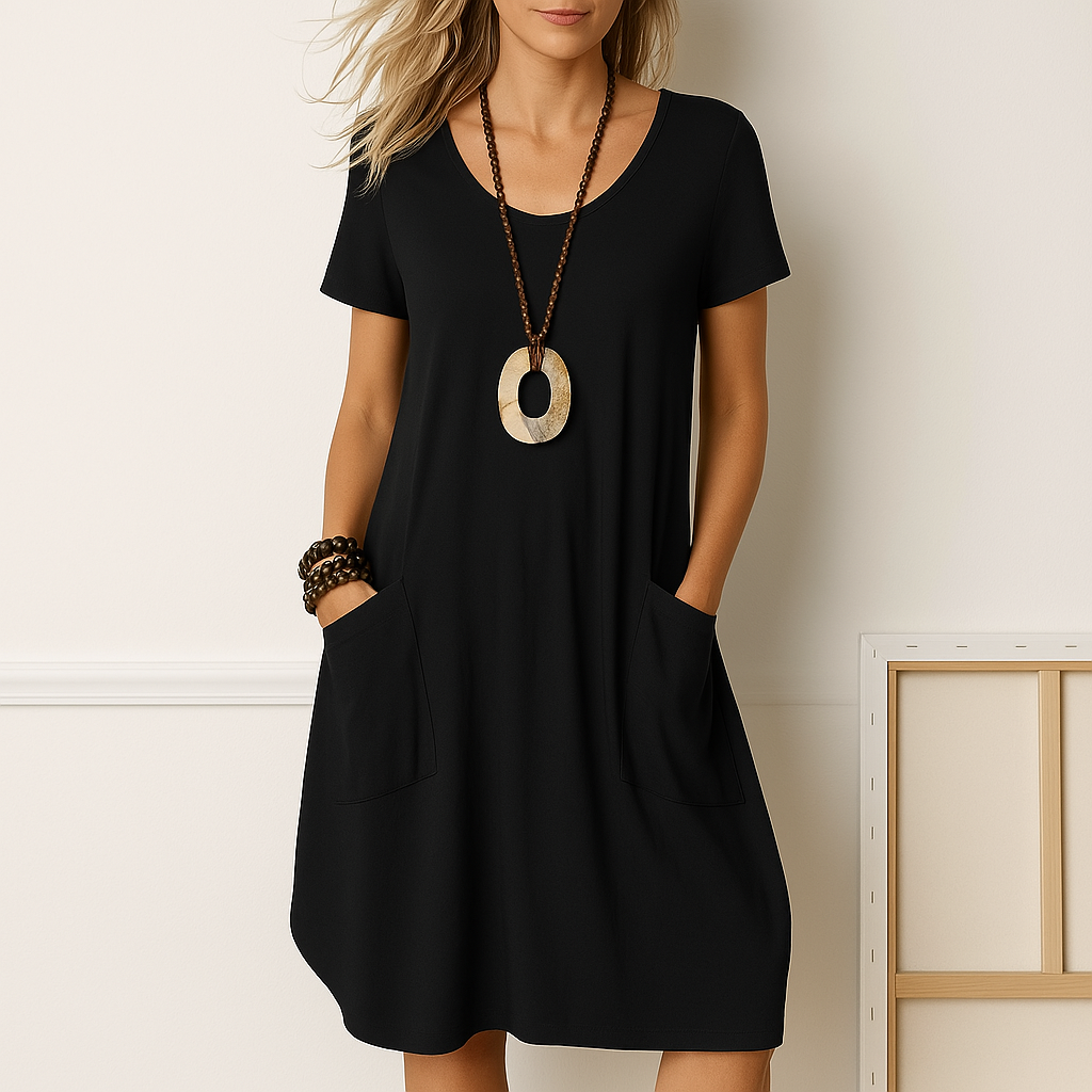 ALMARA™ | ELEGANT DRESS WITH DISCREET TUMMY COVERAGE