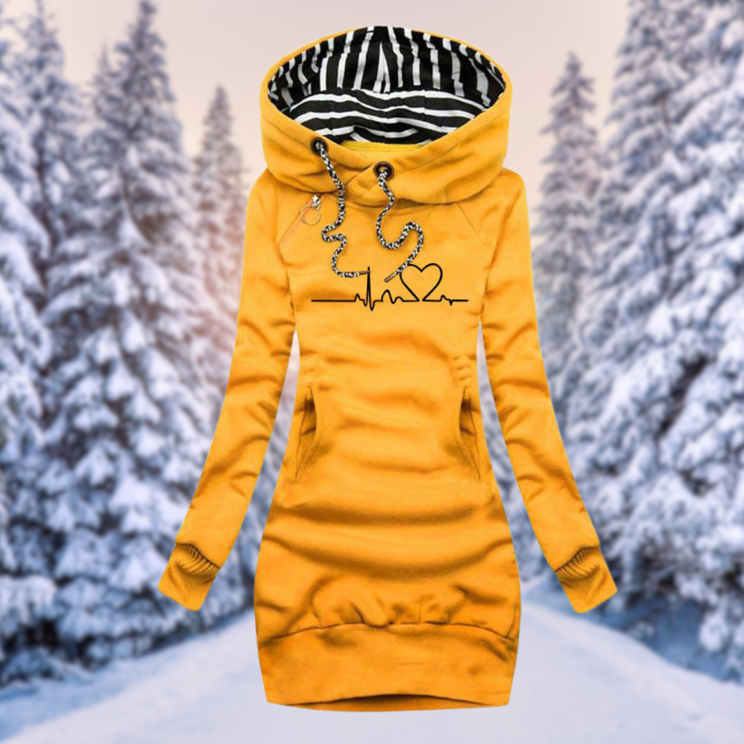 Carolien™ - Cosy Knitted Hoodie Dress