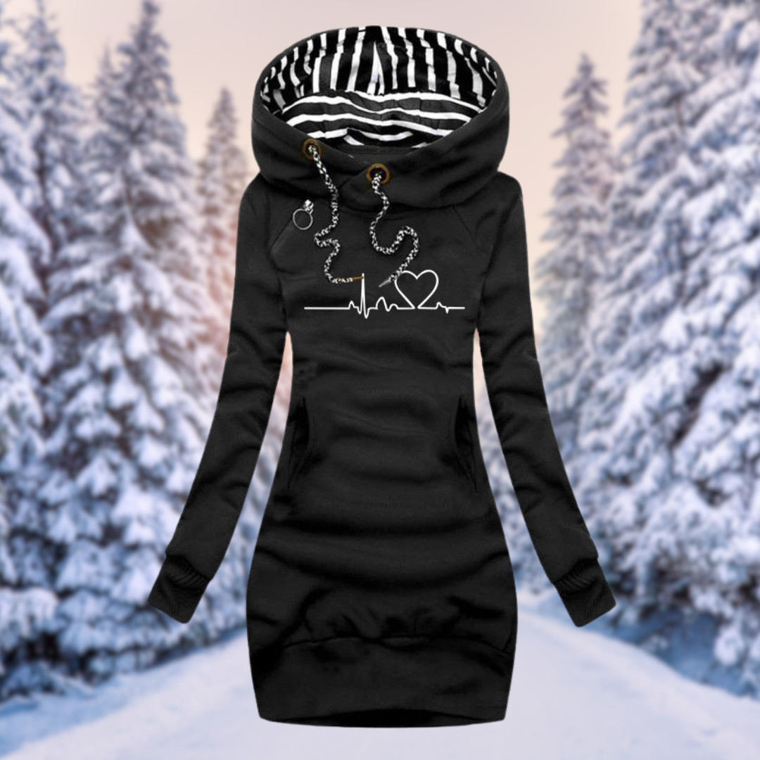 Carolien™ - Cosy Knitted Hoodie Dress