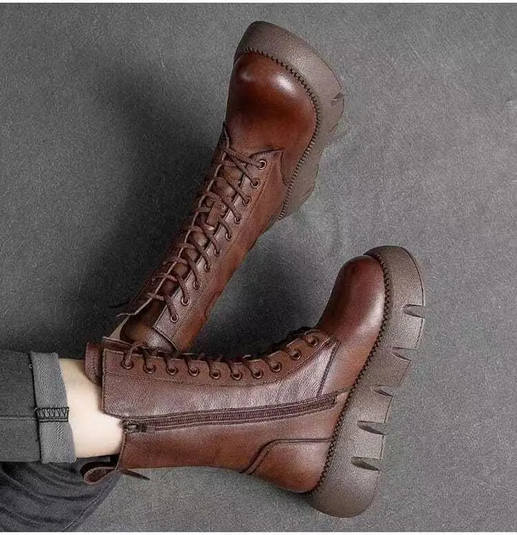 Bonnie™ | Stylish High-Top Platform Boots