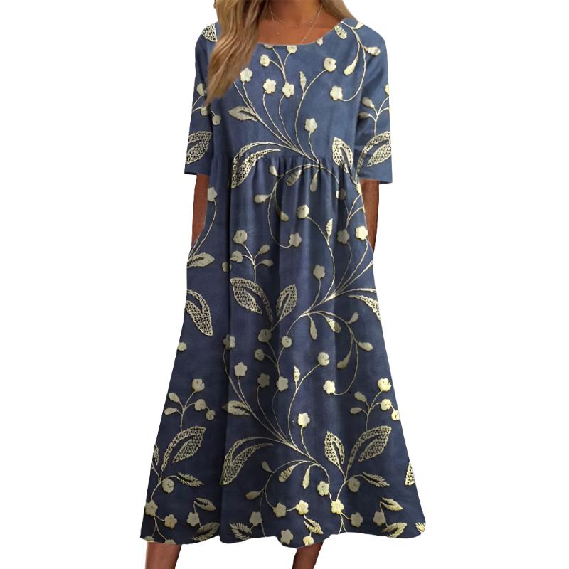 Eden | Stylish Floral Embroidered Dress