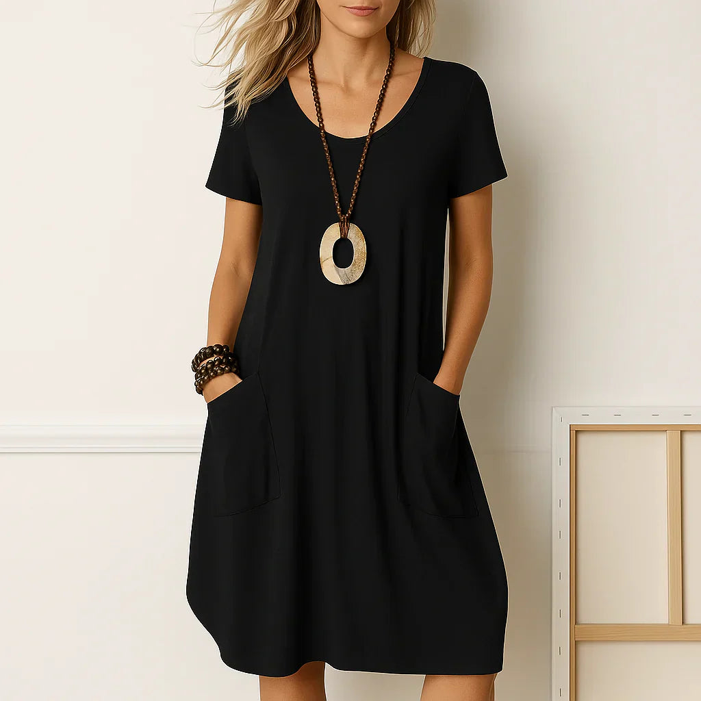 ALMARA™ | ELEGANT DRESS WITH DISCREET TUMMY COVERAGE