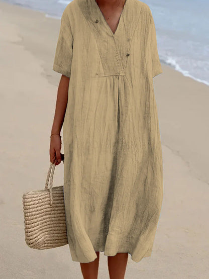 Ellie™ | Casual V-Neck Summer Dress
