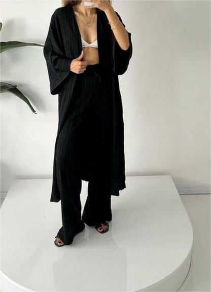 Ingrid | Stylish Pleated Kimono Dress