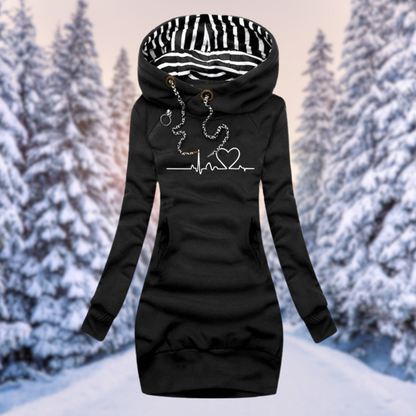 Carolien™ - Cosy Knitted Hoodie Dress