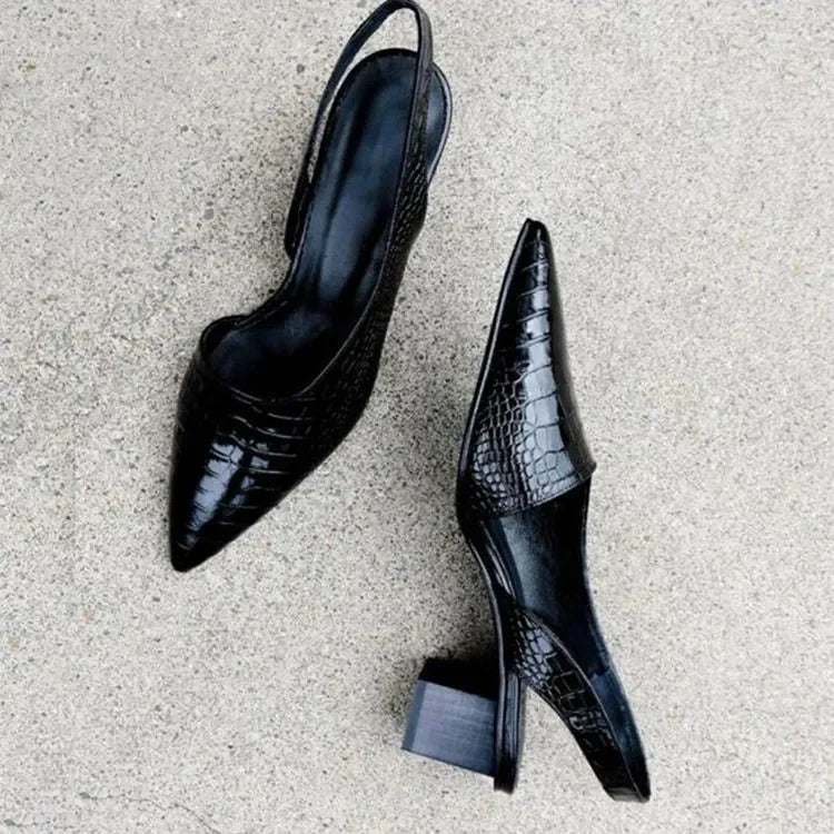 Lauren | Pointed-Toe Slingback Pumps
