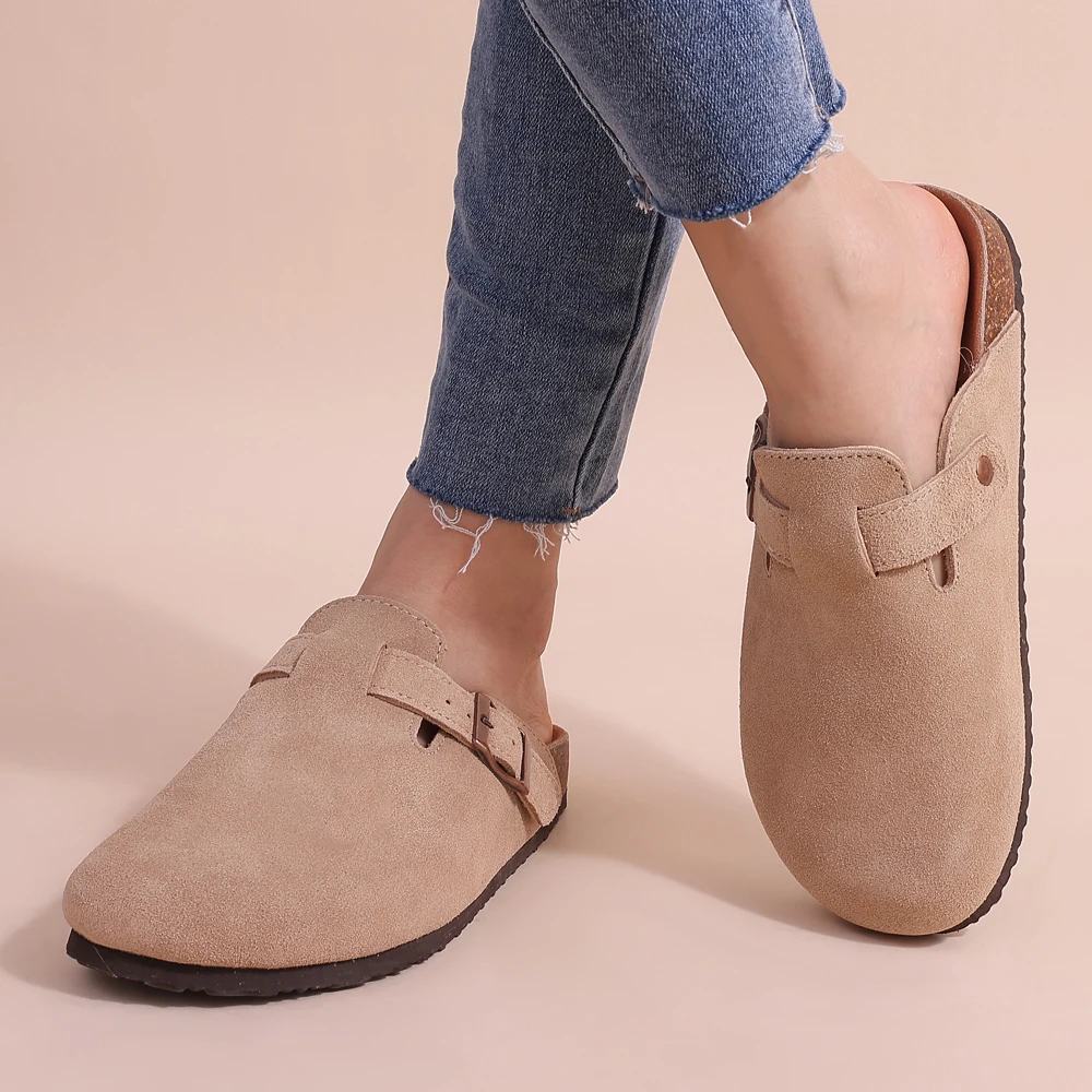 Brooklyn™ | Stylish Slip-On Cork Sandals