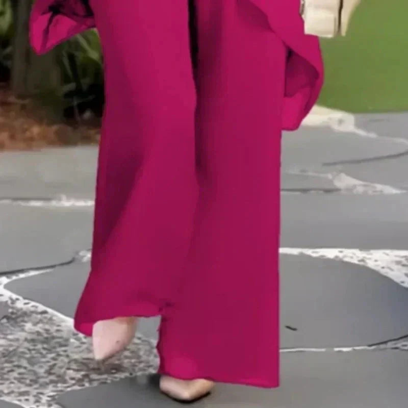 Karly | Chic Asymmetrical Top and Pants Set